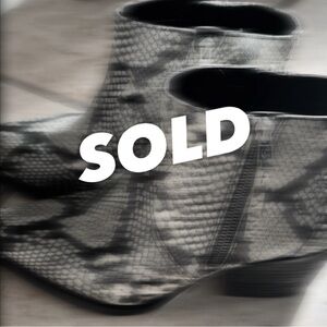 Sam Endleman Snakeskin Leather Boots